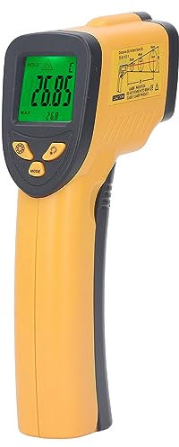 Pistolet De Température De Thermomètre Infrarouge, -50~600 ℃ (-58~752 ℉), Pistolet Thermique Numérique Portatif Pour Viande, Four à Pizza, Outil Laser Pour Piscine Intérieure Et Extérieure, Cuisin