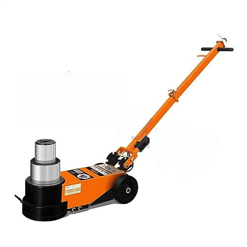 LEPREM Hydraulisches Handcrimperwerkzeug Horizontaler Pneumatischer Wagenheber, Hydraulisch, 30 Tonnen, Hydraulisch, Dampfreparatur, Reifendruck, Doppelt Klappbar, LKW-Hochleistungswagenheber