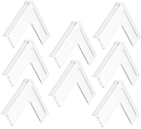 HOMSFOU 8 Pièces Housse De Protection d'angle Anti-Collision De Fenêtre Couvertures De Coin De Table Protections Dangle De Meubles Coin Meuble Gel De Silice De Bébé Armoire