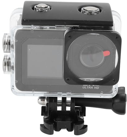 Annadue 5K30FPS WiFi Actionkamera, 5K Ultra HD 50MP WiFi wasserdichte Unterwasserkamera, 170° Weitwinkel, Anti Shake Zoom, Dual Bildschirm, Integriertes Mikrofon mit Fernbedienung