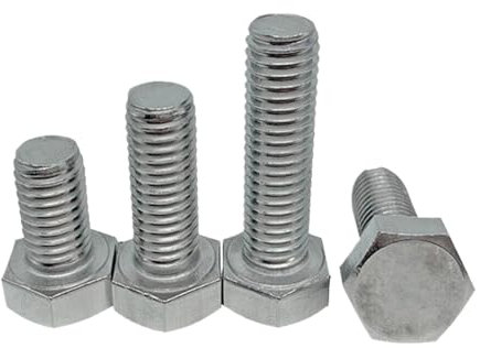 NUZBCPETR Schrauben, Sechskantschrauben aus Edelstahl Sechskantschrauben(M14 x 1.5 x 100mm)
