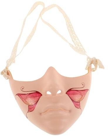 GLSTOY Half Face Mask Für Erwachsene Unisex Halloween Maske Für Männer Und Frauen Für Maskeraden Partys Und Feste Dekorative Gesichtsmaske Für Anlässe