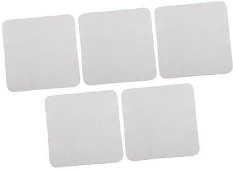 Holibanna 5 Stück Mikrofaser Brillenputztuch Antibeschlag Fusselfrei Handy Bildschirm Reinigungstuch Tragbar für Brillen und Bildschirme für Unterwegs