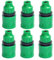 FangBoJie 6 tubi di irrigazione in plastica, adattatore per tubo da giardino, accessori per microtubo, tubo da 8/12 mm, sistema di irrigazione da giardino (verde)