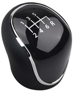 Gear Stick Shift Cover Manual Gear Shift Knob Shifter Lever Headball 5 6 Speed Car Accessories Compatible With Ford Mondeo Mk4 S-Max C-Max For Focus Mk2 Kuga(6 Speed-R)