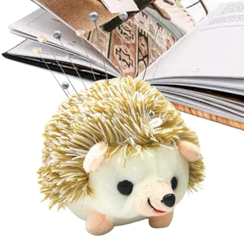 Nadelkissen-Igel-Design – bezauberndes Nadelhalter-Pad, Näh-Organizer-Ständer | Stickereien, Quiltprojekte, DIY-Näharbeiten, Schneiderwerkbank, Hobby-Aufbewahrung, Kreativstudio-Dekoration
