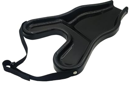 Generic Vassoio Lavaggio Capelli Portatile Bacino Shampoo Lavabo Portatile Bacino Lavaggio Capelli Ergonomico in Pp Adatto a Anziani Bambini Assistenti Limita, Nero