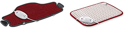 Beurer HK 55 Easyfix Coussin Chauffant Electrique Multifonction & HK Comfort Coussin chauffant en microfibre polaire