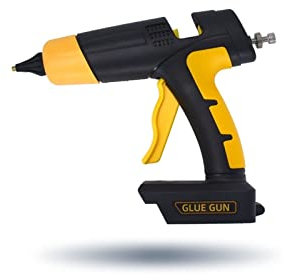 Pistola Per Colla A Caldo Efficiente Strumento for pistola for colla a caldo senza fili 120W 12V con controllo della temperatura del display digitale Batteria e ugello sostituibili Utilizzare stick di