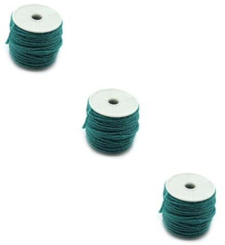 STOBOK 3St Scrapbook scheckheft wohnungsdeko Ornamente Crochet Twine Bündeln von Flachbandkabeln gedrehtes Spiralseil handgefertigte Hanfschnur bunter Jutefaden Pflanze Hanfseil Band Seil