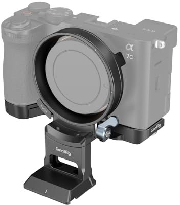 SMALLRIG Plaque de Montage à Collier Rotatif pour Sony A7C II/A7CR, Kit de Plaque de Montage Horizontale à Verticale en Un Clic avec Plaque à Quick Release for Manfrotto RC2/for Arca Trépied - 4570