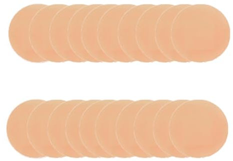 100 cerotti resistenti al lavaggio, piccoli adesivi rotondi per primo soccorso, emostasi, cerotti autoadesivi per ferite, tagli e contusioni (22 x 22 mm)