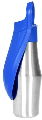 Hunde-Wasserflasche – Flüssigkeitsbehälter, Haustier-Trinkflasche | 765.4 g Edelstahl-Reise-Wasserspender, Haustierzubehör 2-in-1 Hunde-Wassernapf für Reisen, Ausflüge, Camping, Wandern,