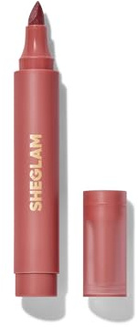 SHEGLAM Love Stained Lip Tint Marker Matte Red Lip Stain Pen Highly Pigmented Long-Lasting Lip Liner Contour Tint Lip Makeup-It Girl