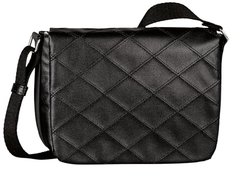 TOM TAILOR Skylar Damen Überschlagtasche Umhängetasche Klein Schwarz