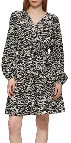 QS Kleid in Wickeloptik