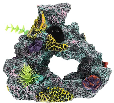 Yardwe Künstliche Korallenstatue Riff- Unterwasser-Handwerk Für Süßwasser-/aquarien Tank-Ornament-Set