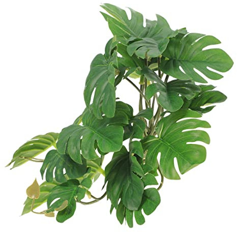 ROMISBABA Plante Artificielle Suspendue Reptile Décoration pour Terrarium et Aquarium Réduit Stress Animaux Matériau Durable et Sûr pour Reptiles