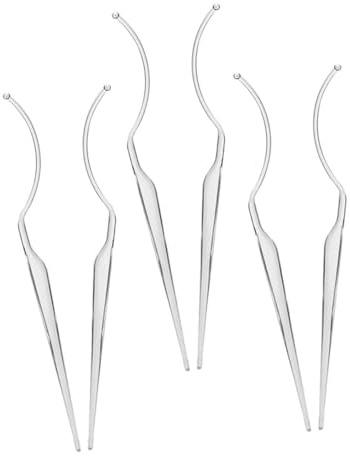 UKCOCO 6 pièces Support pour Faux Cils Transparent Outil Portable Affichage pour Extensions Individuelles Surface Lisse et Stable Accessoire Professionnel pour Boutiques Cosmétiques