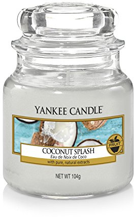 Yankee Candle Duftkerze | Coconut Splash | Brenndauer bis zu 30 Stunden, Kleine Kerze im Glas