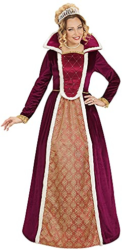 W WIDMANN MILANO Party Fashion - Kostüm Königin, Kleid mit Reifrock, Adel, Prinzessin, Faschingskostüme
