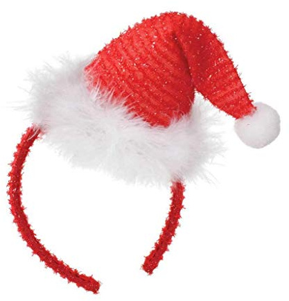 KarnevalsTeufel Haarreif Nikolaus Weihnachtsmann Haarschmuck Mütze