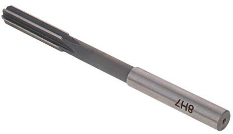 Utoolmart High Speed Steel H7 Chucking Reamer 8mm Cutting Dia Straight Shank Machine Reamers Milling Cutter Tool for Bore Drilling Machine 1pcs