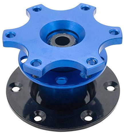 Auto-Lenkrad Schnellwechsel-Nabe Universal Racing/Rally/Motorsport Boss Hub Lenkrad-Anpassung (blau)
