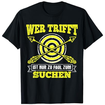 Bogenschießen Geschenkidee Bogenschützin Pfeil & Bogen T-Shirt