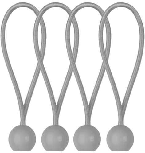 GARDENIX Spanngummi, 25 Stück Expanderschlingen mit Kunststoff-Kugel für Planen, Netze, Banner, Zelt