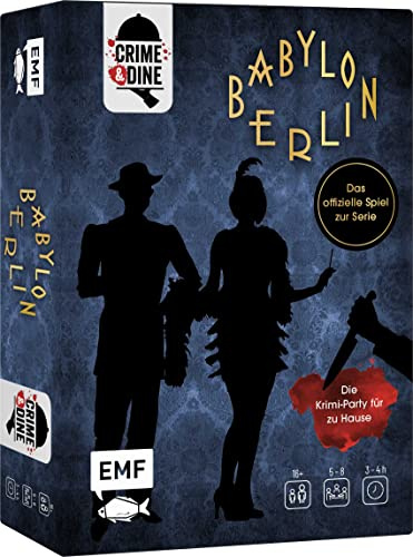 Crime & Dine – Das Krimi-Dinner-Set: Babylon Berlin – Das offizielle Spiel zur Serie!: Krimi-Party für zu Hause mit Rollenheften, Lageplan, Hinweisen, Rezepten, Kostümideen und mehr: Für 5–8 Personen