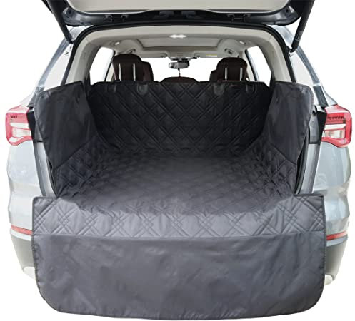 Paw Jamboree Kofferraum Schutzmatte Hund Hundedecke Autodecke Stoßstangenschutz Hund Hundematte Auto Kofferraum Hunde Kofferraumschutz Hund Kleinwagen (201x134cm)
