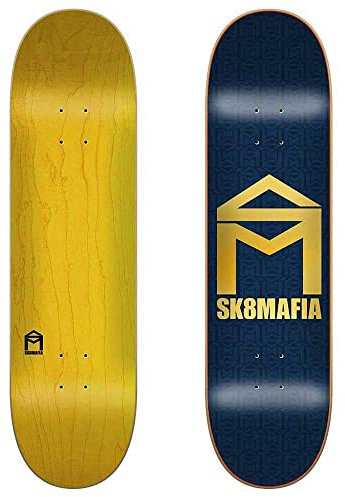 Sk8Mafia House Logo Premium Blue 7,75 x 31,75 Zoll Deck Chasis, Erwachsene Unisex, Mehrfarbig (Mehrfarbig), Einheitsgröße