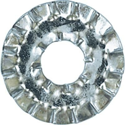 Restagraf - Rondelle Éventail Double Denture (DD) - Diamètre 6 x 18 mm - NFE 27-626 - - - Répartition de Charge - Usage Automobile et Vricolage - Réf. 531 - Sachet de 65