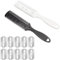 SWYSGS Cortador de Pelo de Peine Peine de Adelgazar Cabello de Doble Cara Tijeras de Corte Peine de Depilación de Doble Filo para Corte de Cabello Fino o Grueso, Peinado, Peluquería