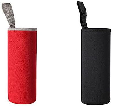 LAIYOHO 2-Pack Thickened Insulated Cup Sleeves - Durable Protective Covers for 16oz-19oz Portable Sport Water Bottles - Ideal for Glass Cups.