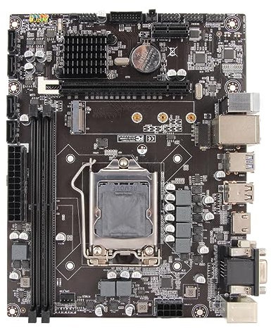 H310 LGA 1151 Motherboard, Micro ATX DDR4 Motherboard Supports 8th 9th Generation for Lvy Bridge for , SATA 6Gbs, NVME M.2, DVI, VGA, USB 3.0