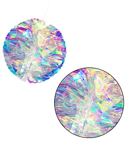 Cabilock Palline a Nido D’Ape Colorate 2 Pezzi, Decorazione Sospesa
