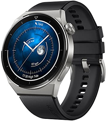 HUAWEI WATCH GT 3 Pro Smartwatch with Titanium Body & Up to 2 Weeks Battery Life - Compatible with Android and iOS - Fitness Tracker (Renewed)