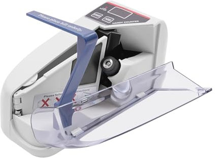 Tragbare Geldzählmaschine, Banknotenzähler Zählt Sortiert Geldscheine Kompakt und Schnell, Geld Zählen Maschine Geldscheinzähler 600 Scheine/Minute