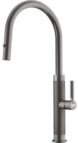 Franke Kitchen Sink tap with a Pull-Out spout Mythos Masterpiece Pull-Out Spray - Anthracite - 115.0711.555