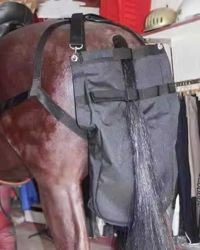 Horse Manure Bag,Horse Accessories Horse Poop Manure Collection Bags, Small Medium Large Equine Poop Storage Device, Easy Cleaning Equine Manure Bags Diaper, Racecourse Farm Barn Use(Large)
