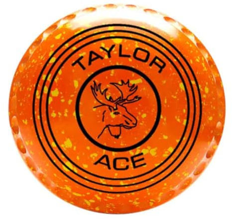 Taylor ACE Coloured Bowls Amber - Set of 4, Heavy, Size 3, Progrip
