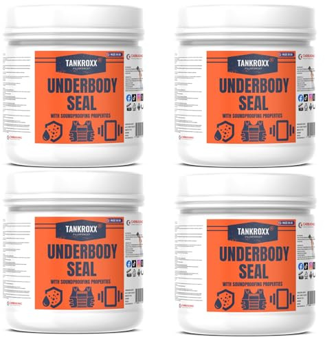 Carbusonic Car Underseal Brush-On, Heavy Duty Rust Protection for Vehicles, Durable & Easy Application, Prevents Corrosion, Premium Automotive Undercoating Solution. (4lt)