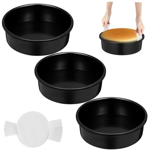 ABOOFAN Para Pasteles 8 Pulgadas Redondos Duraderos De Para Hornear Fácilmente