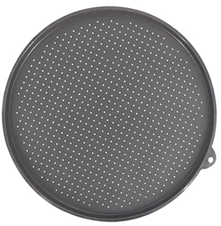 Teglia per Pizza Antiaderente da 34 cm, teglia per Pizza in Silicone, teglia per Pizza Rotonda Profonda, Stampo per Utensili da Forno