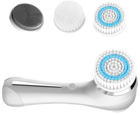 Mikinona pour le visage Face époustouflant exfoliant visage électrique brosse nettoyante visage brosse visage électrique blanche