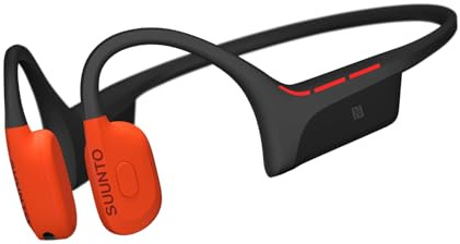 SUUNTO Wing 2 Knochenschall Kopfhörer, Open-Ear Sport Ohrhörer, IP66 Wasserdicht, Bis zu 36 Std Akkulaufzeit mit Powerbank, LED Leuchte für Sicherheit, Robustes Mikrofon für Deutliche Anrufe