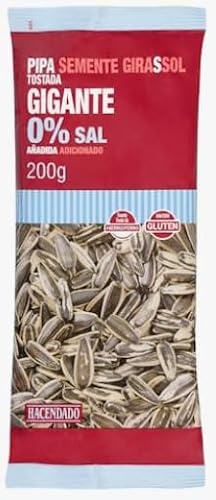 Semi di Girasole Tostati Giganti 0% Sale, Naturali, Sgusciati, 200g, pack 5