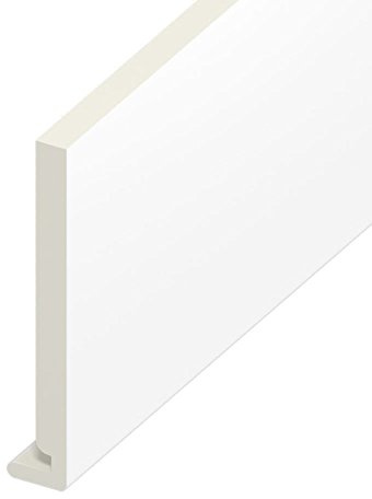 18mm uPVC Fascia Board - White, 175mm